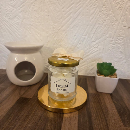 Luxury Geranium Wax Melts – Handmade Scented, Eco Mason Jar