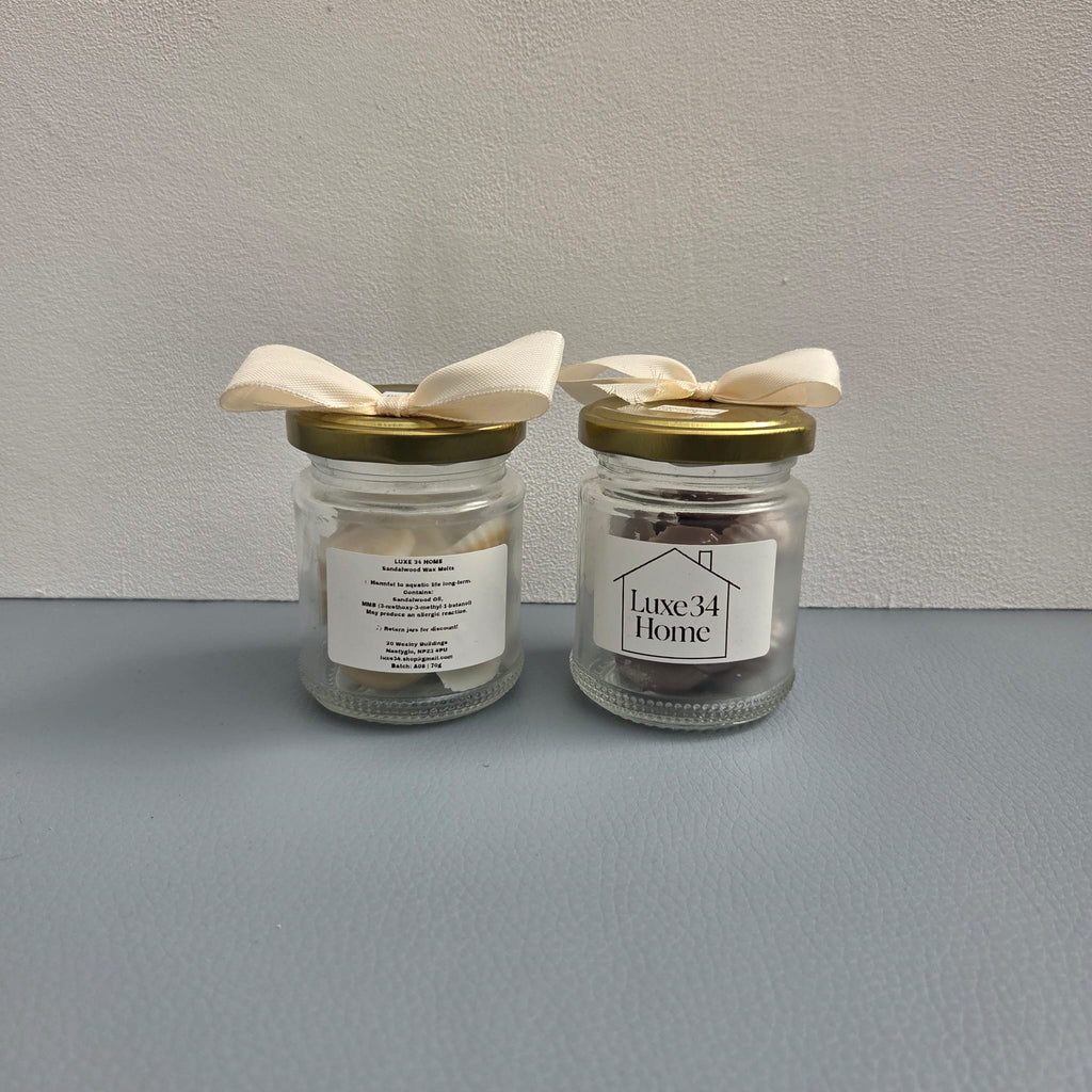  Sandalwood Wax Melts | Warm Earthy & Grounding | Hand Poured Soy Wax 