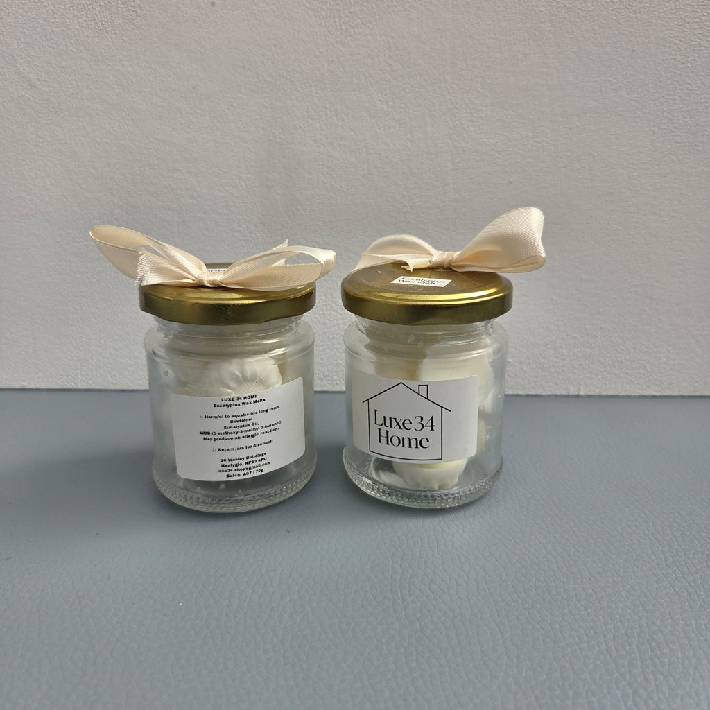  Eucalyptus Wax Melts | Fresh Spa-Like & Invigorating | Hand Poured Soy Wax 