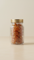 Amber oud wax melts in mason jar
